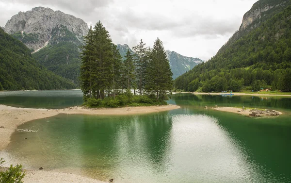 Lago del Predil, Predil lake, Italy — стокове фото