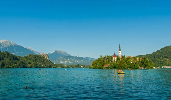 Lake Bled, Slovinsko — Stock fotografie