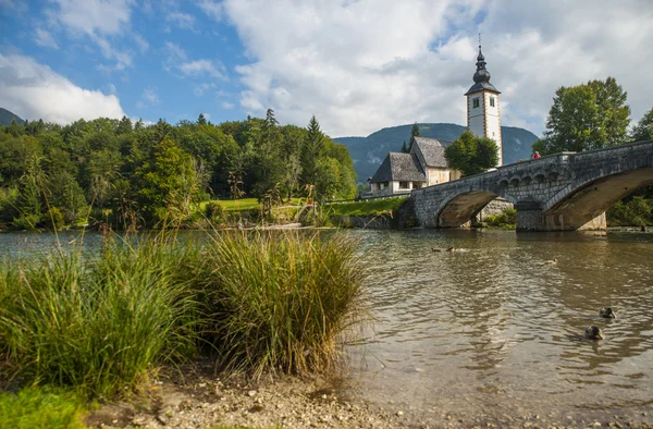 Bohinj cidade, Eslovénia — Fotografia de Stock