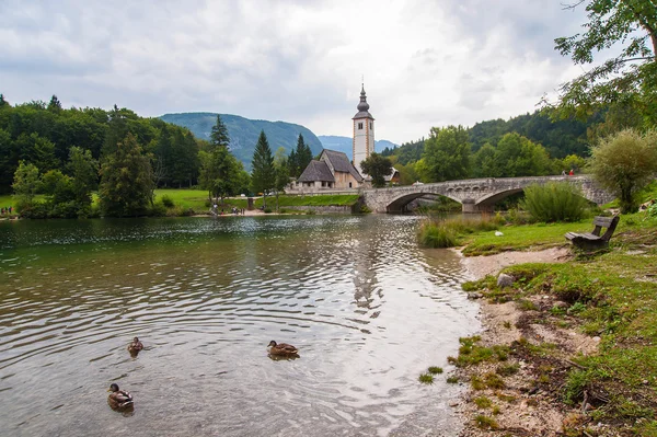 Bohinj town, Slovenia — Stock Photo, Image