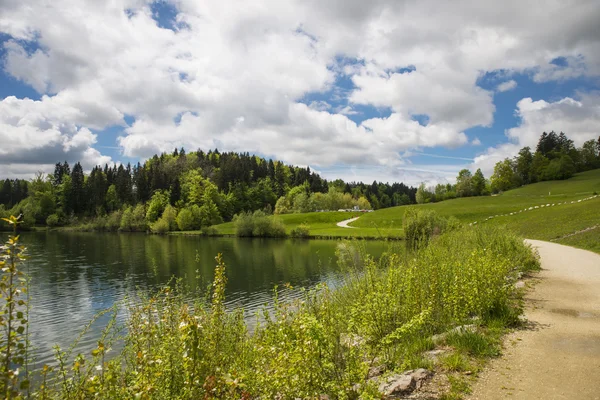 Lago Gradisko, Lukovica, Eslovenia —  Fotos de Stock