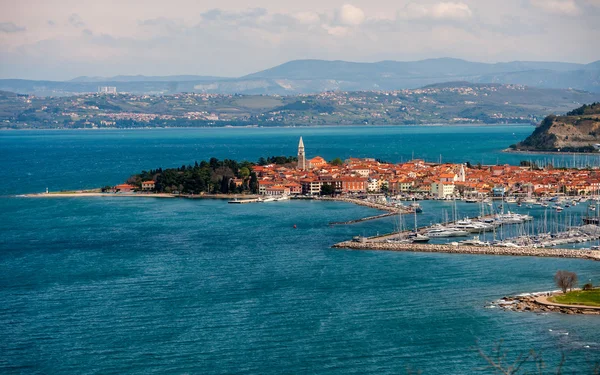 Město izola, Slovinsko — Stock fotografie