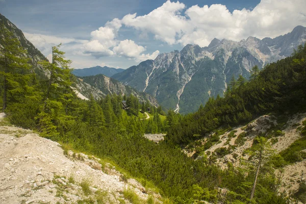 Bergspass Vrsic, Slovenien — Stockfoto