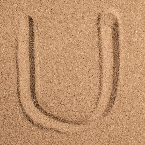 불가사리 그리고 배경으로 모래와 조개입니다. 모래 질감 — 스톡 사진