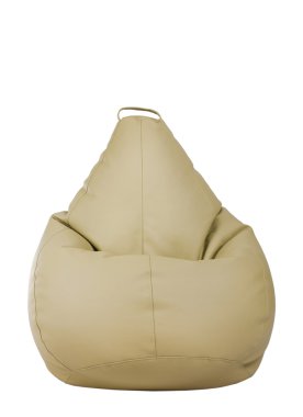 Beyaz bir arka plan üzerinde renkli koltuk çanta