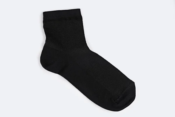 Ψηλές Κάλτσες Ένα Απομονωμένο Λευκό Φόντο Ανδρικές Κάλτσες — Φωτογραφία Αρχείου