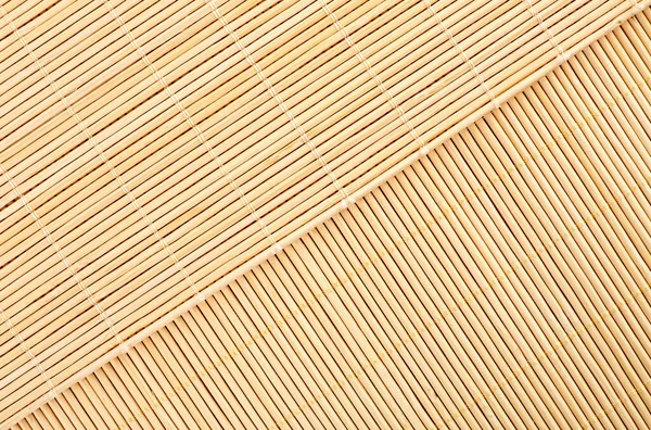 Textuur Van Bamboe Nieuw Schoon Bamboe Bord Met Gestreept Patroon — Stockfoto