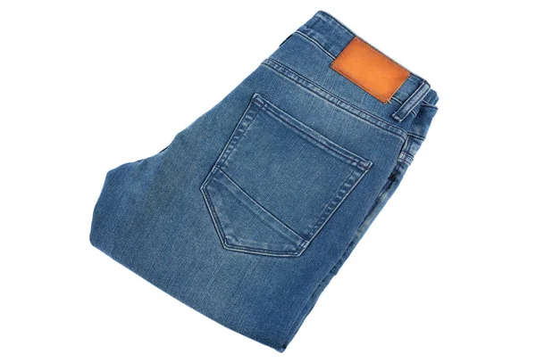 Denim Jeans Textura Fundo Com Rasgado Textura Tecido Algodão Colorido — Fotografia de Stock