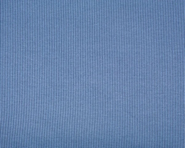 Blå Bomullstextil Närbild Tygstrukturen Bomullstyg Ovanifrån Tyg Textil Yta Blue — Stockfoto