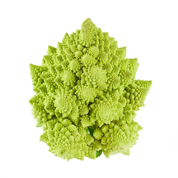 Textur Färsk Romanesco Broccoli Kål Naturlig Mat Bakgrund Romanesco Kål — Stockfoto