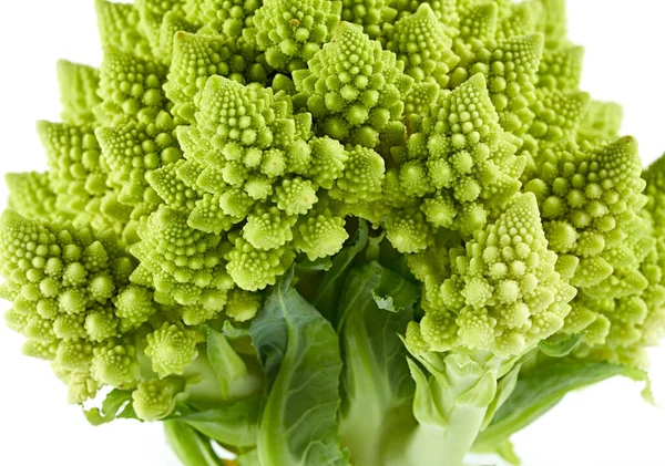 Textur Färsk Romanesco Broccoli Kål Naturlig Mat Bakgrund Romanesco Kål — Stockfoto