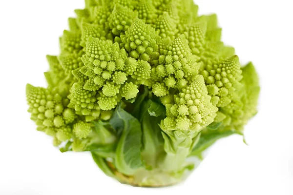 Textur Färsk Romanesco Broccoli Kål Naturlig Mat Bakgrund Romanesco Kål — Stockfoto