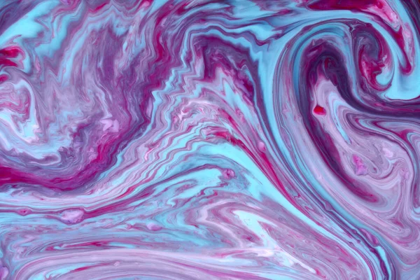 Абстрактный Цвет Фона Экзопланетный Космический Морской Узор Пятна Краски Мраморный — стоковое фото