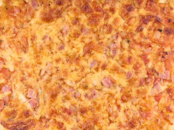 Pizza Auf Einem Weißen Teller Fast Food Ein Gericht Der — Stockfoto