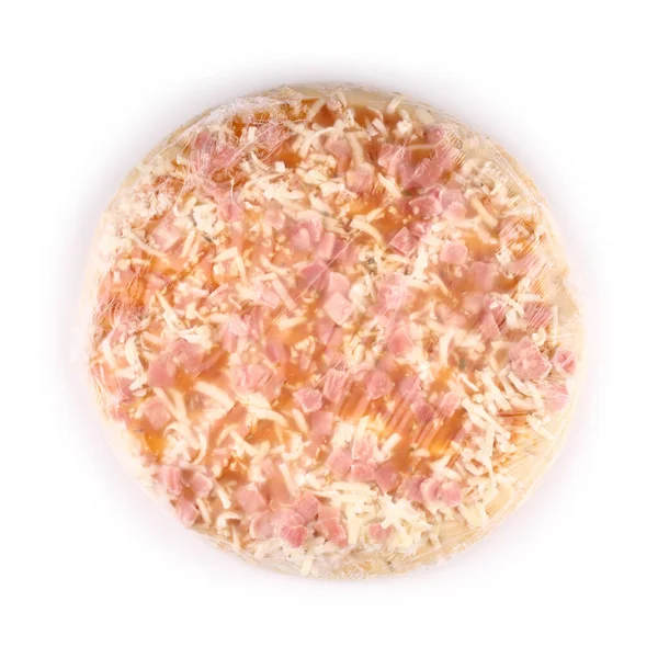 Mrożona Pizza Szybkie Żarcie Włoskie Danie — Zdjęcie stockowe