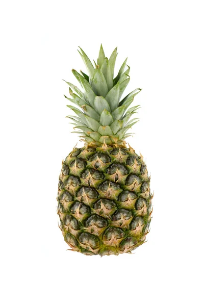 Mogen Ananas Isolerad Ljusa Ananas Minimal Stil Färska Ananas Tropiska — Stockfoto