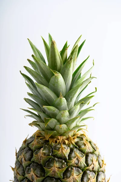 Piña Madura Aislada Piña Brillante Estilo Minimalista Piñas Frescas Frutas — Foto de Stock