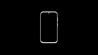 Modern Canlandırma Döndürme Mobil Ekranı