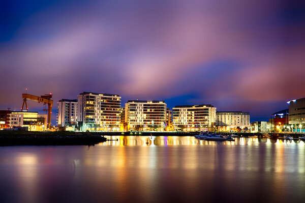  Night over the River Lagan