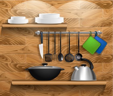 mutfak eşyası ve su ısıtıcısı pan