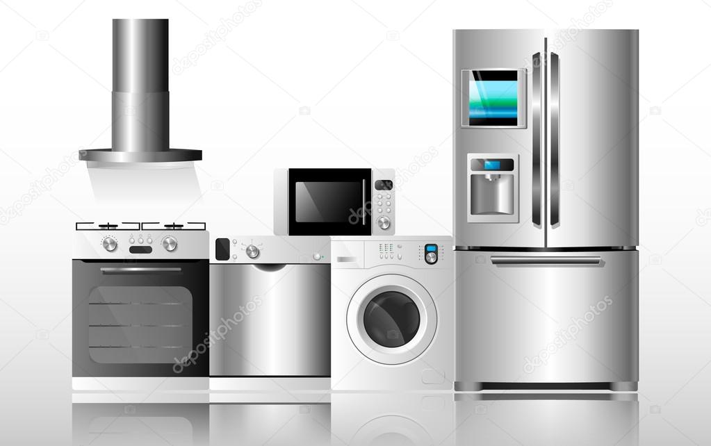 Household appliances Royalty Free Vector Image