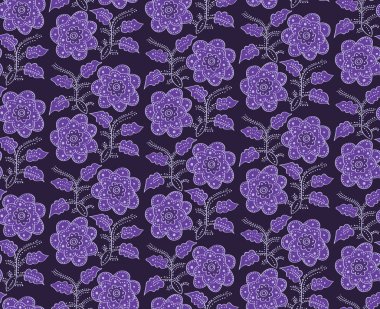 Çiçeklerle yapılan kare çerçeve.