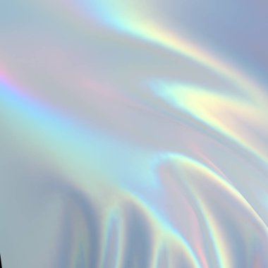 Modern soyut pastel yanardöner holografik folyo arka plan. 3d hazırlayıcı.