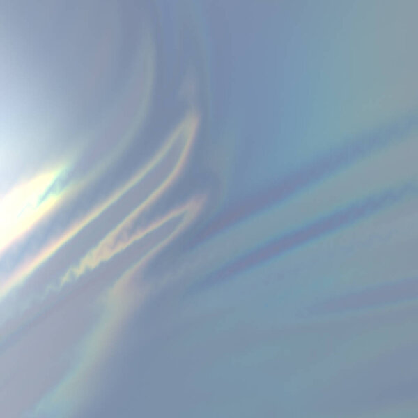Modern abstract pastel iridescent holographic foil background. 3d render.