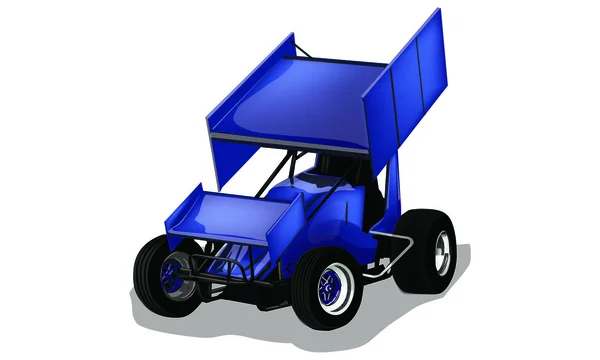 Vektör Sprint yarışı araba kanun kaçağı