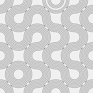 Modern şık doku. Vektör dikişsiz desen. Yinelenen geometrik karolar.