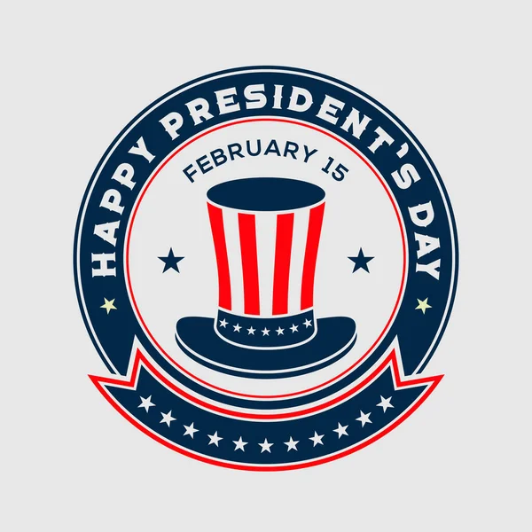 Happy Presidents Day Design-Vorlage. Vintage-Vektor-Illustration — Stockvektor