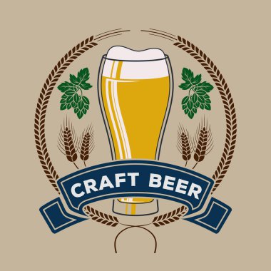 Uluslararası Bira Günü posteri veya afiş şablonu