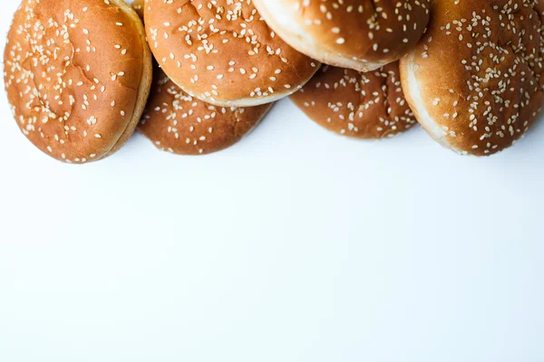 The burger buns on white background — Stock Photo, Image