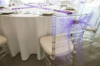 Zarif masa güzel restoranda ayarla