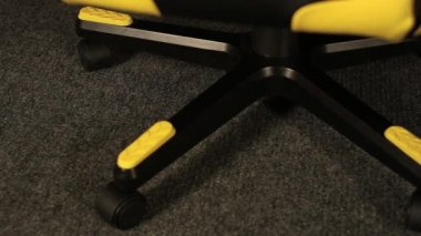 Kauçuk footrests ile oyuncular için oyun bilgisayar sandalye çapraz