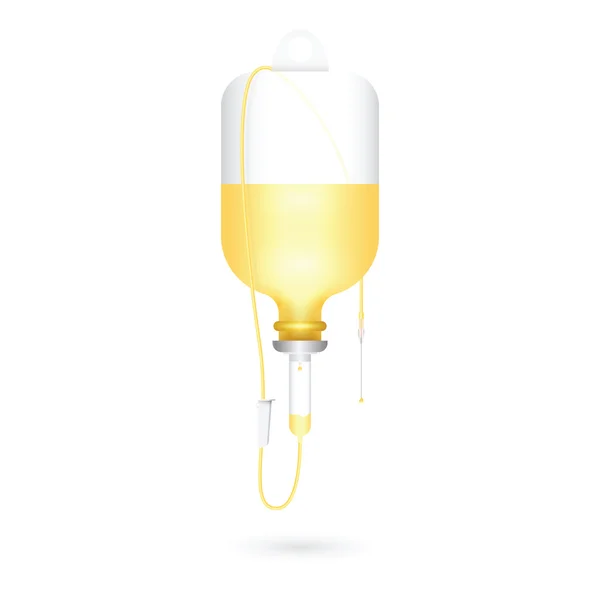 Hasta için intravenöz tuzlu çözüm