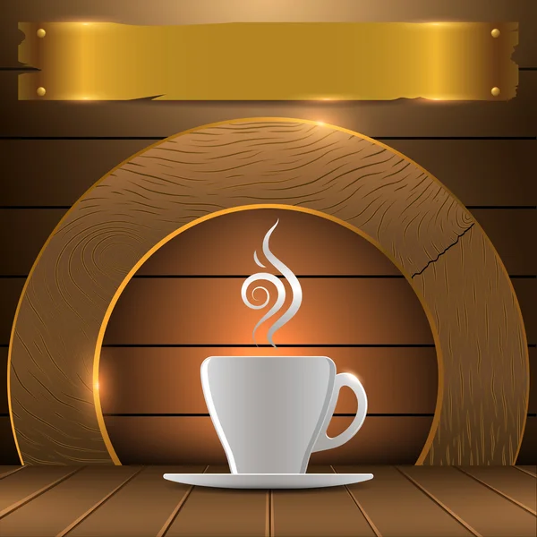 Premium kawa logo — Wektor stockowy