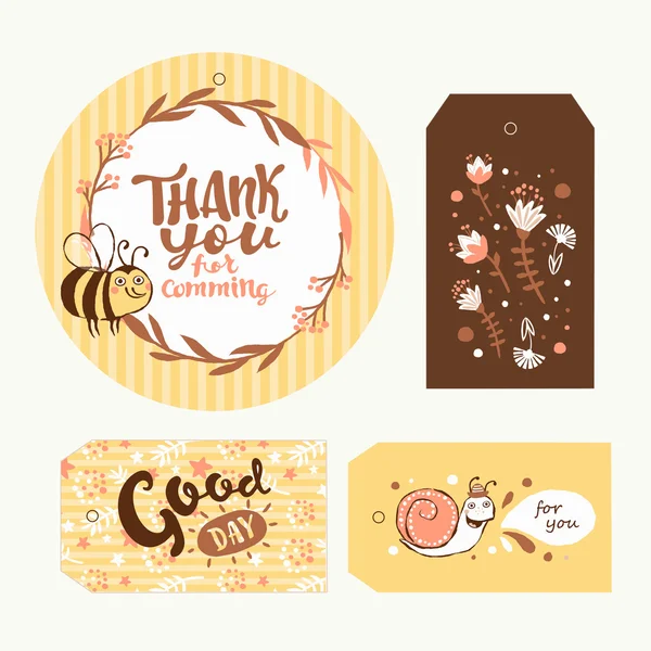 Sevimli Hediyelik Etiketler topluluğu