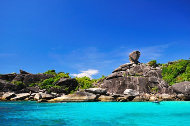similan Milli Parkı plaj tropikal Adası Tayland