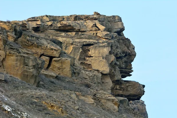 Bir kafa gibi şeklinde kaya oluşumu — Stok fotoğraf