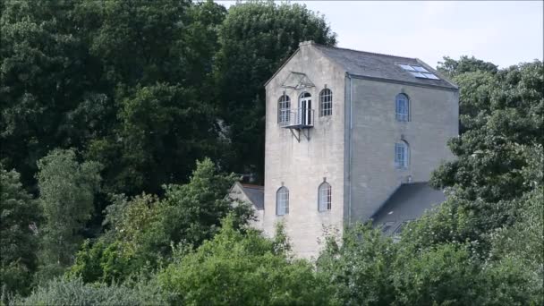 De molen in Bathampton — Stockvideo