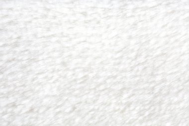 Yapay kürk arka plan beyaz krem. Düz konum