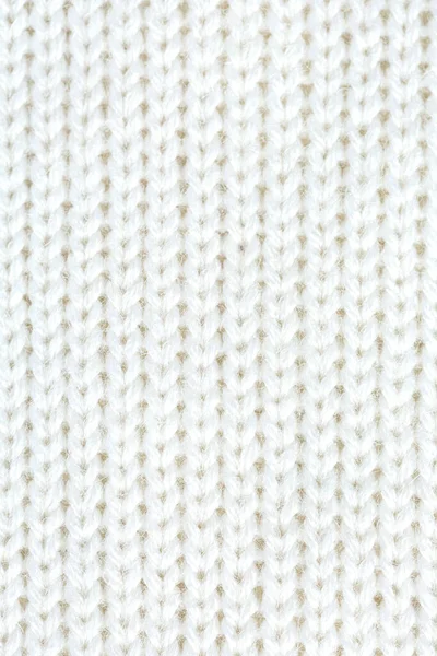 针织温暖的白色冬季毛衣.粗野的风格. — 图库照片