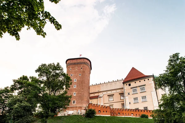 Castello Wawel Cracovia Polonia Europa — Foto Stock