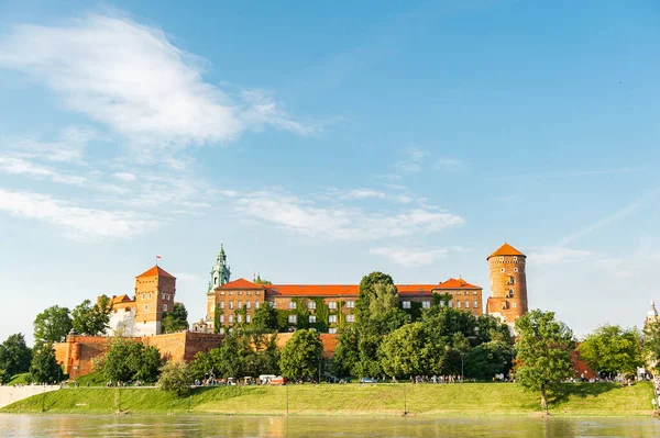 Castello Wawel Cracovia Polonia Europa — Foto Stock