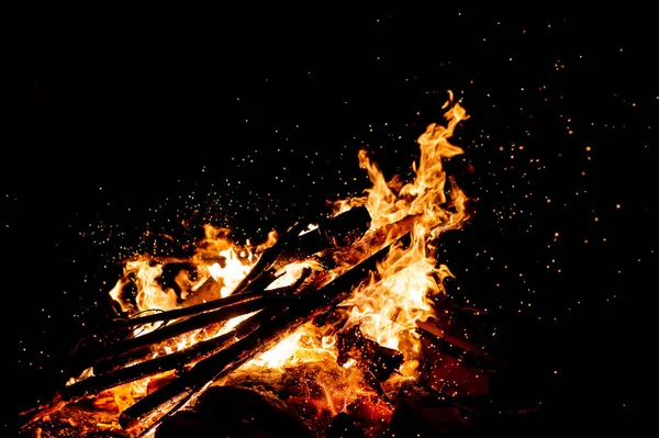 Палаючі Ліси Пожежними Парками Полум Димом Дивні Дивні Елементарні Вогняні — стокове фото