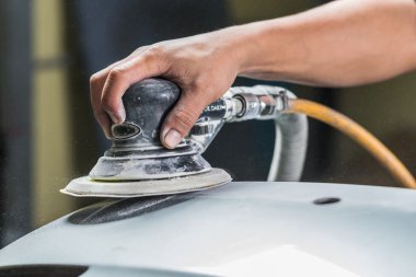 Otomatik vücut onarım serisi: boya zımpara