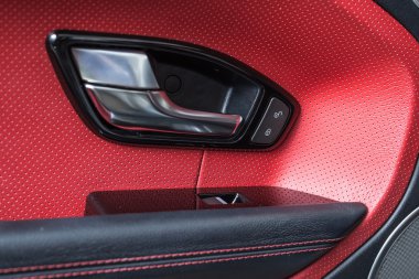 Araba serisi ayrıntılı: temiz araba kapı paneli