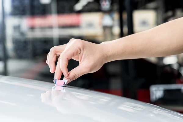 Serie de detalles del coche: Revestimiento de vidrio — Foto de Stock