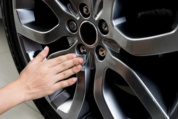 Série de detalhes do carro: revestimento de vidro — Fotografia de Stock